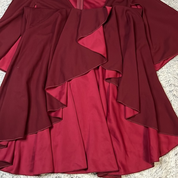SHEIN Burgundy dress - Picture 4 of 5